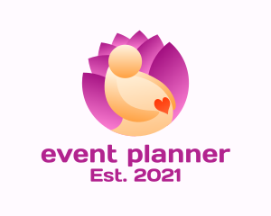 Mother - Mother Pregnancy Flower logo design