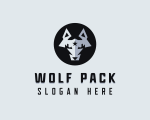 Gaming Coyote Wolf logo design