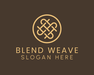 Interweave - Elegant Interweave Basket logo design