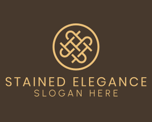 Elegant Interweave Basket logo design