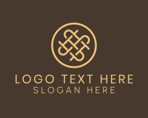 Souvenir - Elegant Interweave Basket logo design