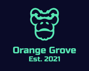 Orangutan - Green Gorilla Gaming logo design