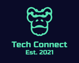 Orangutan - Green Gorilla Gaming logo design