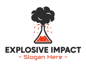 Volcano Science Lab logo design