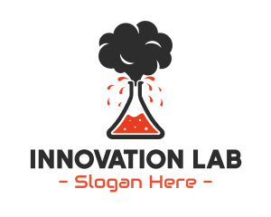 Volcano Science Lab logo design