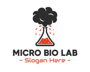 Volcano Science Lab logo design