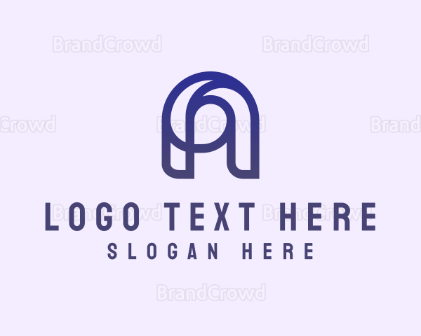 Media Tech Letter A Logo