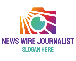 Journalist - Solar Power Camera logo design