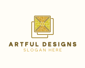 Interior Design Tile Pavement logo design