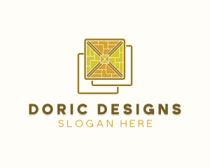 Interior Design Tile Pavement logo design