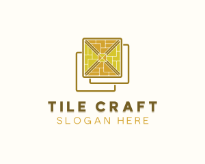 Interior Design Tile Pavement logo design