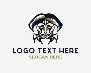 Drama - Clown Mask Jester logo design