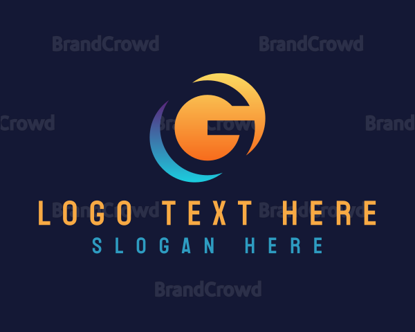 Creative Media Eclipse Letter G Logo