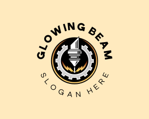 Industrial Laser Beam logo design