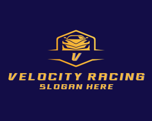 Car Racing Vehicle logo design