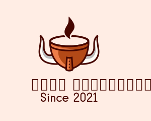 Cappuccino - Viking Helmet Coffee logo design