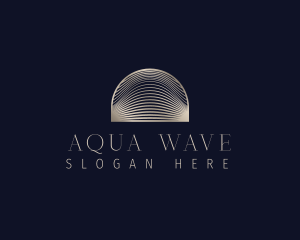 Line Wave Arch logo design