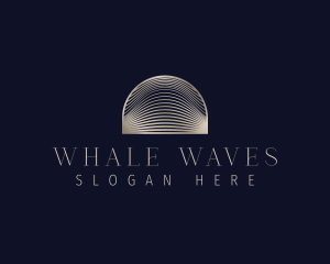 Line Wave Arch logo design