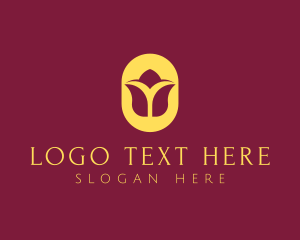 Bloom - Lovely Rose Tulip Letter Y logo design
