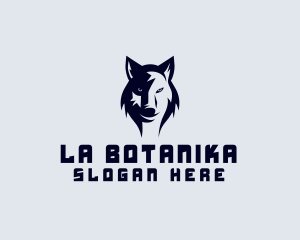 Alpha - Wild Alpha Wolf logo design