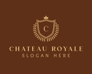 Royal Shield Hotel logo design