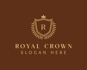 Royal Shield Hotel logo design