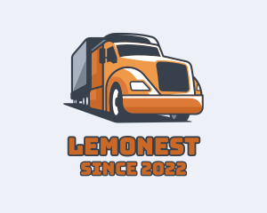 Driver - Cargo Truck Delivery logo design