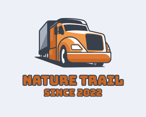 Trail - Cargo Truck Delivery logo design
