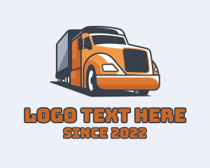 Moving Company - Cargo Truck Delivery logo design