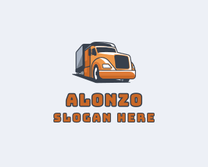 Cargo Truck Delivery logo design