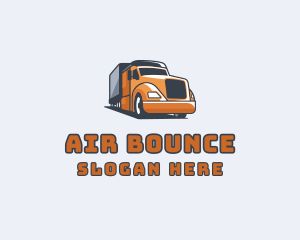 Cargo Truck Delivery logo design