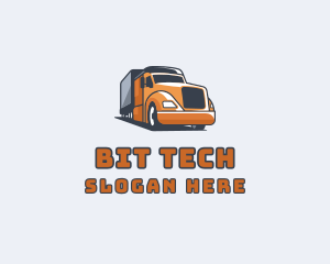 Cargo Truck Delivery logo design