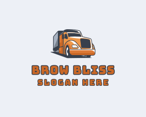 Cargo Truck Delivery logo design