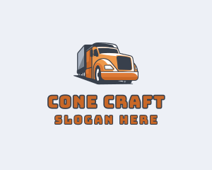 Cargo Truck Delivery logo design