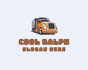 Cargo Truck Delivery logo design