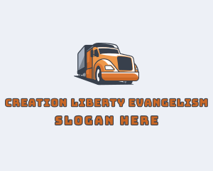 Cargo Truck Delivery logo design