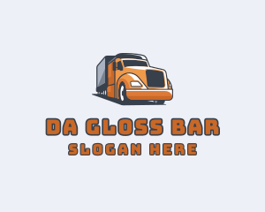 Cargo Truck Delivery logo design