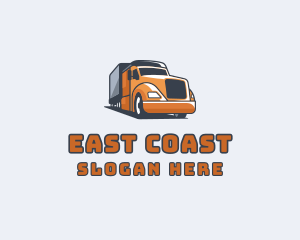 Cargo Truck Delivery logo design