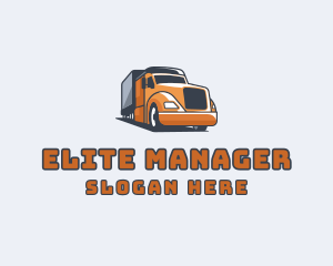 Cargo Truck Delivery logo design