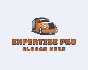 Cargo Truck Delivery logo design