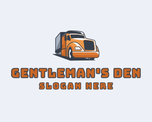 Cargo Truck Delivery logo design