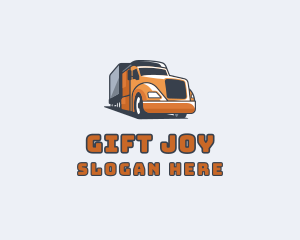 Cargo Truck Delivery logo design