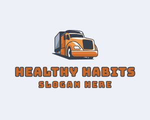 Cargo Truck Delivery logo design