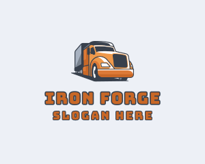 Cargo Truck Delivery logo design