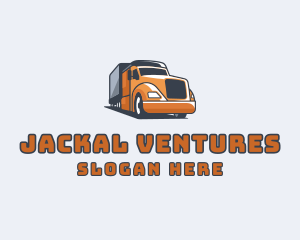 Cargo Truck Delivery logo design