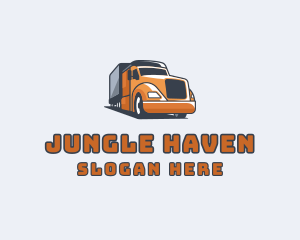 Cargo Truck Delivery logo design