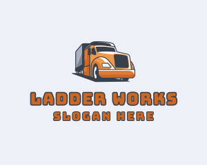 Cargo Truck Delivery logo design