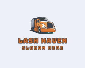 Cargo Truck Delivery logo design