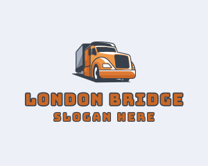 Cargo Truck Delivery logo design