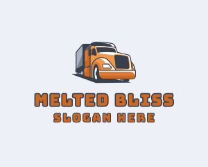 Cargo Truck Delivery logo design